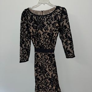 NWT Black and Tan Cocktail Dress